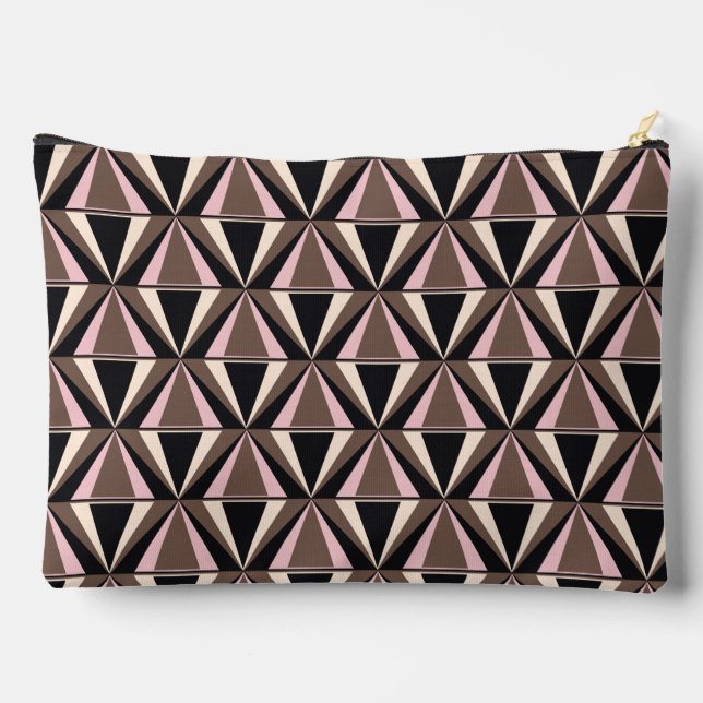 Geometrische Formen Zubehörtasche (Rückseite)
