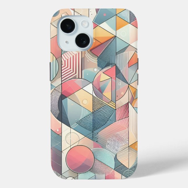 Geometrische Fusion Case-Mate iPhone Hülle (Rückseite)