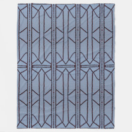 Geometrische Fusion-Fleece-Decke Fleecedecke