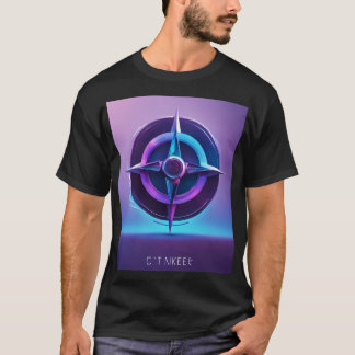 "Geometrische Fusion: T - Shirt der modernen Männe