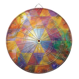 Geometrische Galaxie Dartscheibe