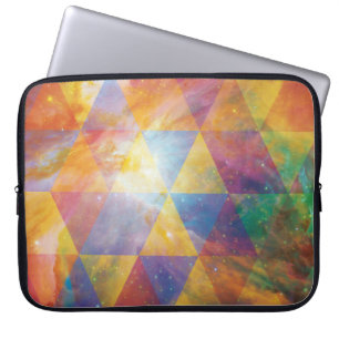 Geometrische Galaxie Laptopschutzhülle