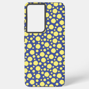 Geometrische gelbe funky Kreise Samsung-Handyhülle Samsung Galaxy Hülle