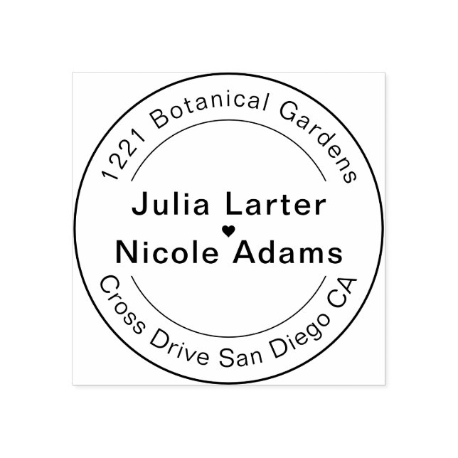 Geometrische Glitzern Kupfermetallische Hochzeit Gummistempel (Prägung)