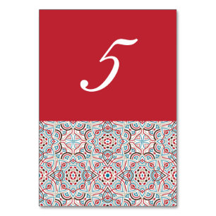 Geometrische Glitzern Kupfermetallische Hochzeit Tischnummer