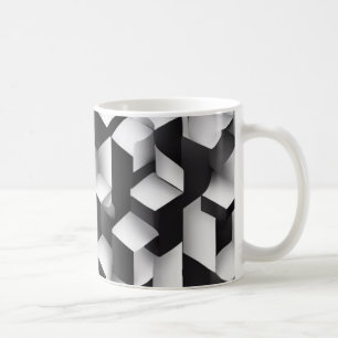 Geometrische Glückseligkeit - 3D-Texturtasse Kaffeetasse