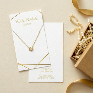 geometrische goldene Halskette oder Armband-Grafik