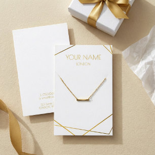 geometrische goldene Halskette oder Armband-Grafik