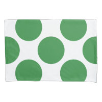 Geometrische grüne Polka-Punkte für jede Farbe