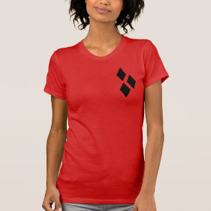 Geometrische Harley Diamanten T-Shirt