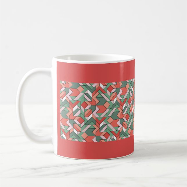 Geometrische Harmonie #1 Kaffeetasse (Links)