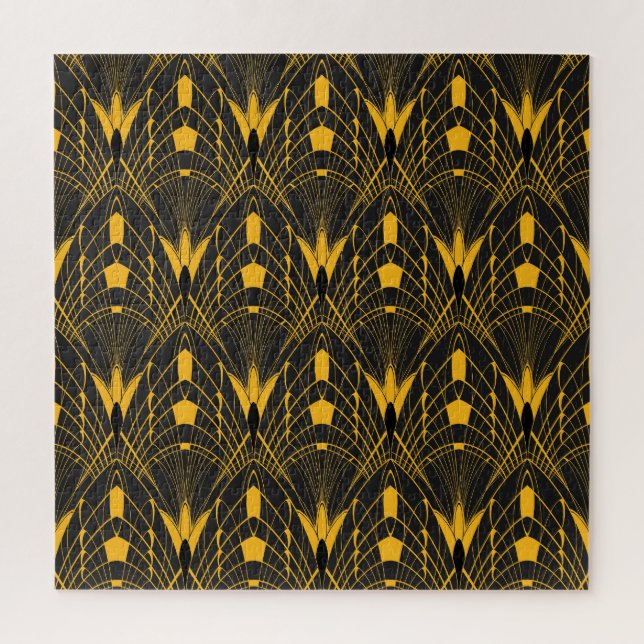 Geometrische Harmonie: Design digitaler Ornamente Puzzle (Vertikal)