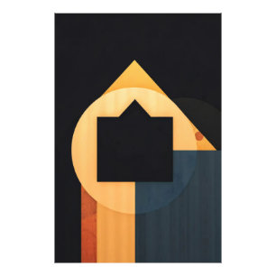 Geometrische Harmonie Fotodruck
