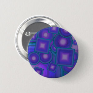 Geometrische Harmonie in Blues und Purples Button