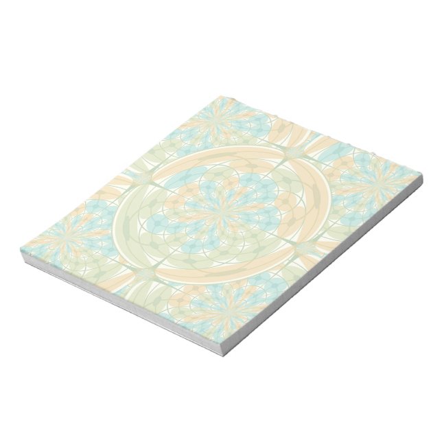Geometrische Harmonie Notizblock (Rotiert)
