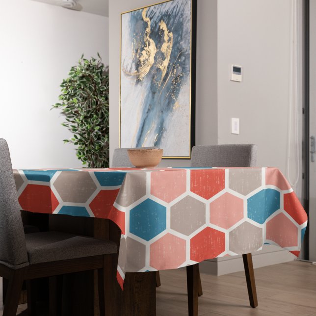 Geometrische Hexagon-Formen Tischdecke (Table cloth)
