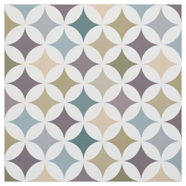 Geometrische hypozyklische Herbstfarben Stoff (Muster)