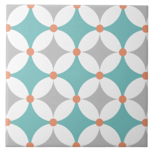 Geometrische Keramik des modernen Mitteljahrs Fliese