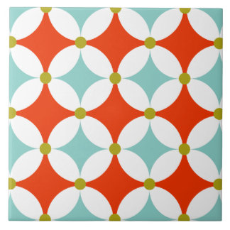 Geometrische Keramik des modernen Mitteljahrs Fliese