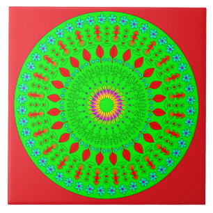Geometrische Keramikfliese  