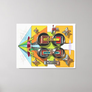 Geometrische Konvergenz: Ein Portal zum Unendliche Leinwanddruck