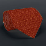 Geometrische Krawatte für Kupfer und FireBrick<br><div class="desc">Geometrische Krawatte für Kupfer und FireBrick</div>