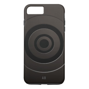 Geometrische Kreis-modernes Schwarzes mit Case-Mate iPhone Hülle