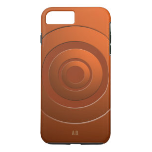 Geometrische Kreise Modernes Orange mit beliebigen Case-Mate iPhone Hülle