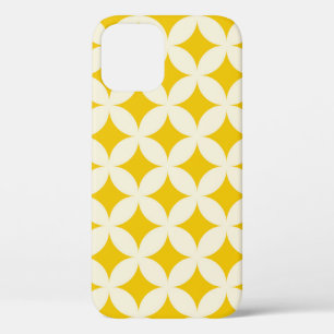Geometrische Kreisformen nahtloses Muster ecru wei Case-Mate iPhone Hülle
