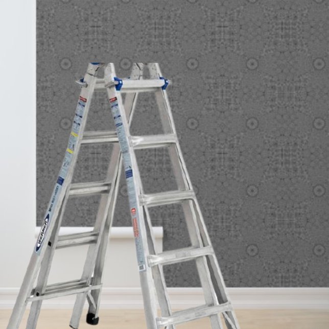 Geometrische kreisförmige Schalen und Keilrahmen a Tapete (Peel and Stick Wallpaper Gray Circles Geometric Wallpaper)