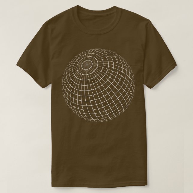 geometrische Kugel T-Shirt (Design vorne)