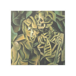 Geometrische Kunst des abstrakten Menschen und Ske