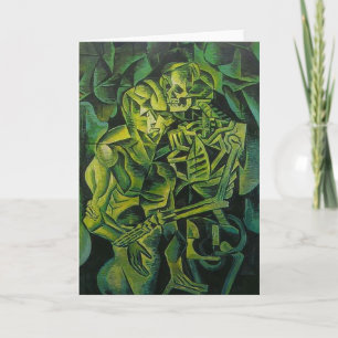 Geometrische Kunst des abstrakten Menschen und Ske Karte