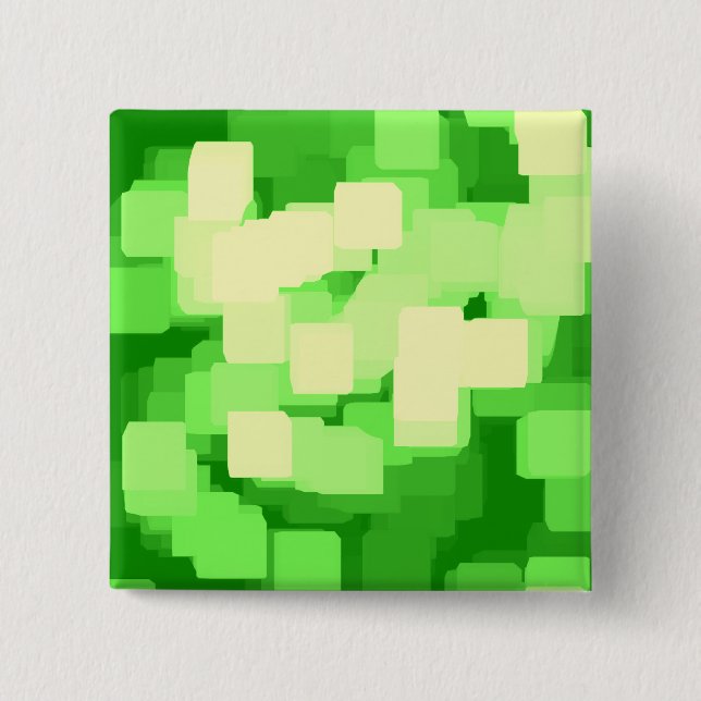 Geometrische Kunst "Iceberg" Button (Vorderseite)