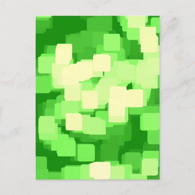 Geometrische Kunst "Iceberg" Postkarte (Vorderseite)