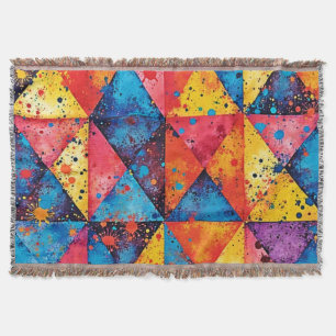 Geometrische Kunst: Lebendiges Chaos Decke