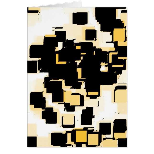 Geometrische Kunst "Orange Chocolate Cake" (Vorne)