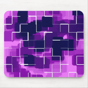 Geometrische Kunst "Plum" Mousepad