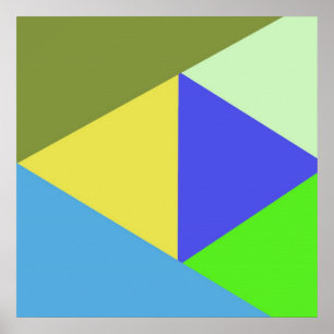 geometrische Kunst Poster