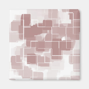 Geometrische Kunst "Traubensoda" Magnet