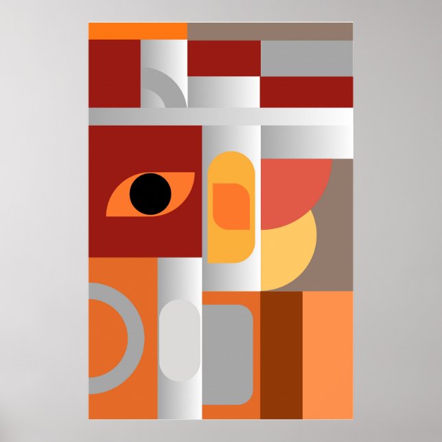 Geometrische Kunstdrucke | Premium Wall Art Poster (Vorne)