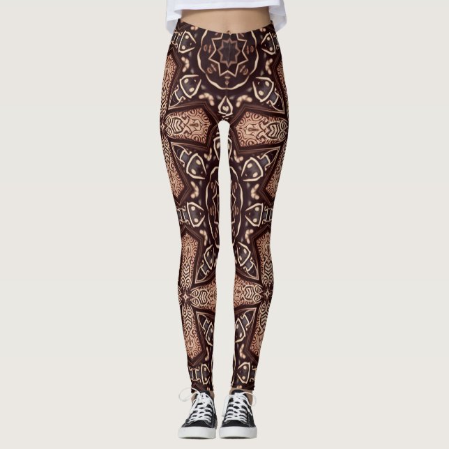 geometrische Leggings (Vorderseite)
