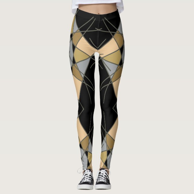 Geometrische Leggings von Joya Eve (Vorderseite)