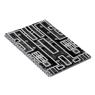 Geometrische Leiterplatte Notizblock