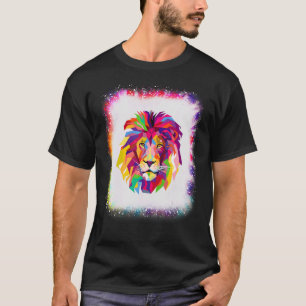 Geometrische Liebe R Vater Mama Boy Girl Gefärbte T-Shirt