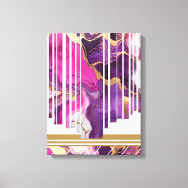 Geometrische Linie Minimalistischer Abstrakter Mar Leinwanddruck