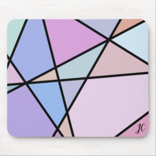 Geometrische Linien und Formen Mousepad
