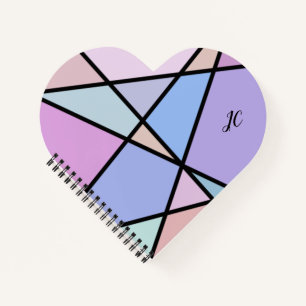 Geometrische Linien und Formen Notizbuch