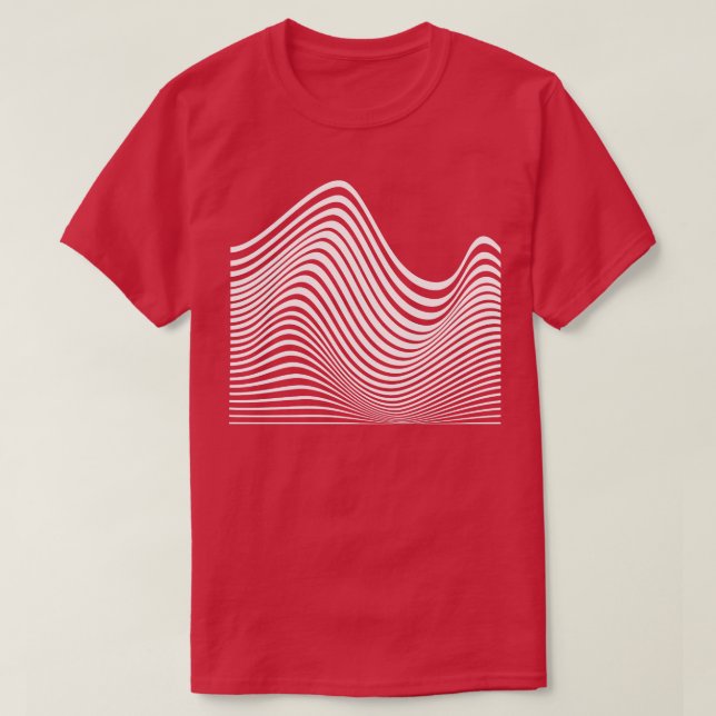 geometrische Liniengestaltung T-Shirt (Design vorne)