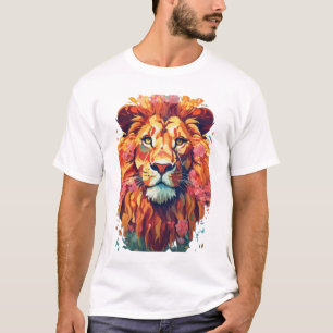 Geometrische Lion T-Shirt